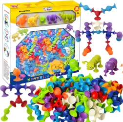 Woopie Construction Set with Suction Cups - Crazy Animals