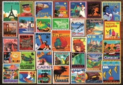 Ravensburger Puzzle Stamps from Around the World 200 Pieces