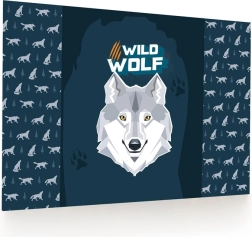 Bureau-onderlegger met wolventhema 60 × 40 cm