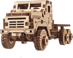 Wooden Mechanical Puzzle Military Truck