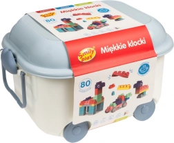 Soft building blocks for kids, 80 pieces