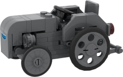 Jeu de construction BRIXIES Plus MASSEY FERGUSON TEA 20 Mini – tracteur historique (69 pièces)