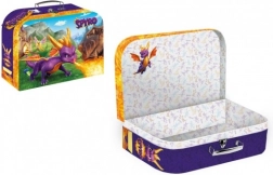 School suitcase with Spyro the Dragon motif
