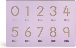 Vervangbaar paneel met cijfers 60 × 40 cm
