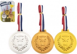 Set of Plastic Medals with Ribbon