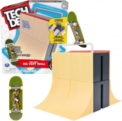 Fingerboard-ramp X-Connect Big Vert Wall + fingerboard TECH DECK Antihero
