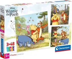 Puzzle Winnie the Pooh 3x48 pieces Clementoni