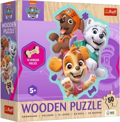Houten puzzel Paw Patrol 50 stukjes