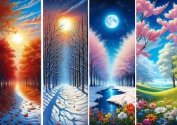 Puzzle Gates of the Seasons 1000 pieces