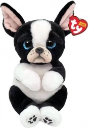 Pluchen hond TY Beanie Bellies zwart-wit 24 cm