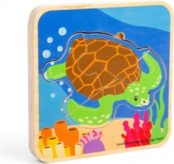 wooden puzzle turtle life cycle BIGJIGS TOYS