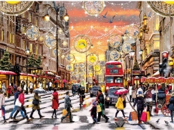 Puzzle Gibsons Agitation festive 1000 pièces