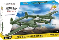 Bouwset vliegtuig LOCKHEED P-38 Lightning – 332 onderdelen