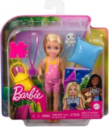 Barbie Chelsea kampeerset met slaapzak