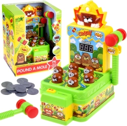 Behendigheidsspel Sla de mol met licht en geluid