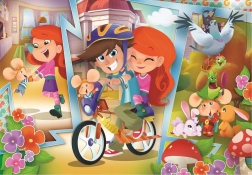 Clementoni puzzel Muis Gigio met vrienden MAXI 60 stukjes