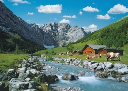 RAVENSBURGER Puzzle Karwendel Mountains, Austria 1000 pieces