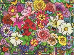 Ravensburger Puzzle Flower World Tiffany XXL 100 Pieces