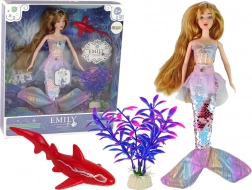 Pop Emily zeemeermin met accessoires roze