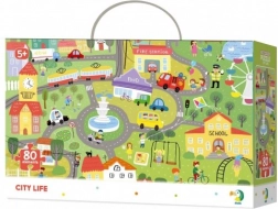 Puzzel Zoek- en vind – stad, 80 stukjes