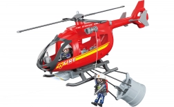 Brandweerhelikopter met effecten 38 cm