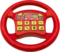 Interactive Red Steering Wheel with Sounds