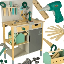 Lulilo Fikso houten workshop set kleine doe-het-zelver met gereedschap