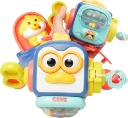 WOOPIE Pinguïn Montessori Sensorische Kubus 6-in-1