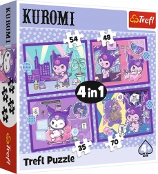 Puzzel 4-in-1 met KUROMI – HELLO KITTY