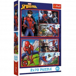 Puzzle 2x70 - Spider Stories Disney Marvel Spiderman