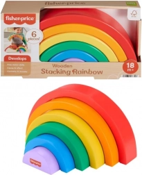 Fisher-Price houten stapelbare regenboog voor kinderen
