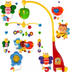 Mobiel met bijtjes en vlindertjes