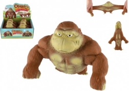 Anti-stress rekbare gorilla, siliconen, 16 cm, 680 g