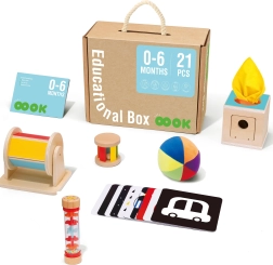 XXL Montessori educatieve box 6in1 voor kinderen 0-6 maanden