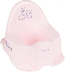Musical children's potty Bunny pink