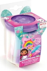 Knutselset met klei GABIN KATTENHUIS Mijn regenboogcreaties – paarse beker