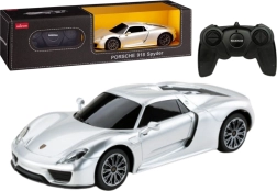 Race RC auto 1:24 op afstandsbediening Porsche 918 Spyder zilver