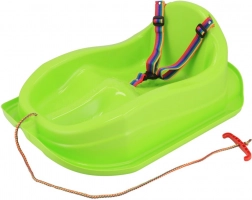 Luge en plastique avec dossier Baby Mix Mini verte