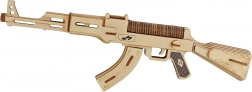 Houten 3D-puzzel – AK-47 machinegeweer