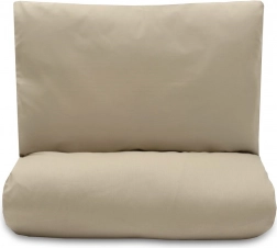 Katoenen wiegset met vulling 90 × 120 cm beige