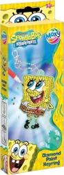 Creative kit for making a SPONGEBOB diamond pendant