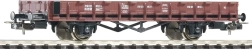Piko wagon surbaissé à deux essieux Kkm3230 DR, époque IV, H0