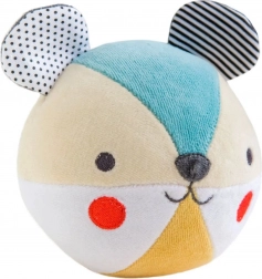 Petit Collage rammelaar beertje van biologische katoen