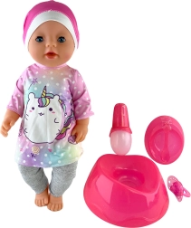 Peeing Baby Doll with Accessories 45 cm