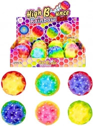 anti-stress rainbow bouncy ball