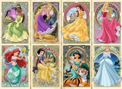 Princess Puzzle in Art Nouveau Style - Ravensburger 1000 pcs