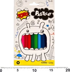 Jumbo Zeshoekige Kleurpotloden 12 stuks