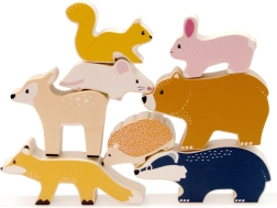 Set houten bosdieren