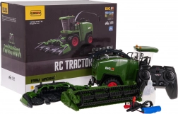 RC Combine Harvester 2-in-1 for Grain and Corn with Lights, Sounds and Smoke