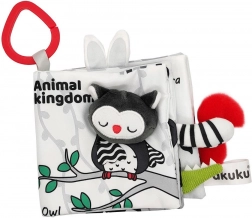 Sensorisch contrastboekje Akuku voor baby’s – diertjes